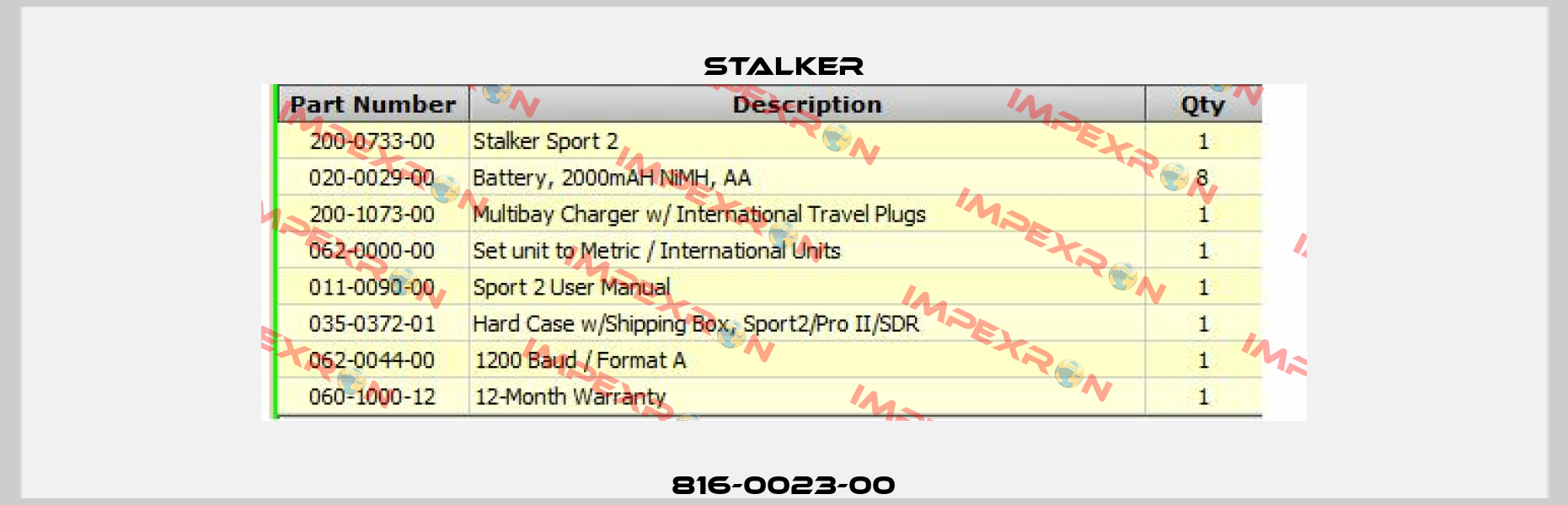 816-0023-00 Stalker