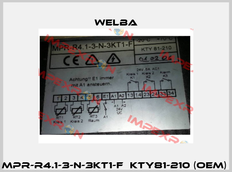 MPR-R4.1-3-N-3KT1-F  KTY81-210 (OEM)  Welba