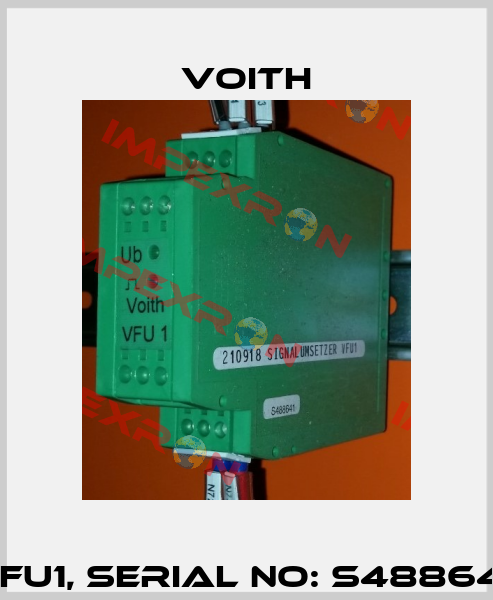 VFU1, serial no: S488641  Voith