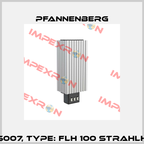 Art.No. 17010005007, Type: FLH 100 STRAHLH.100W 110-250AC Pfannenberg