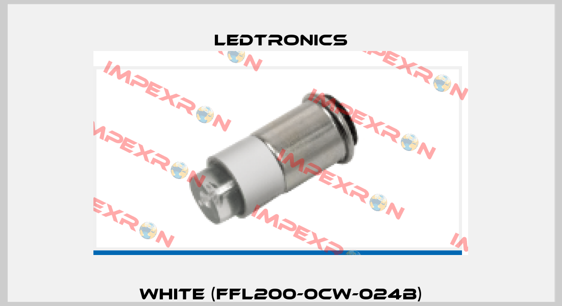 White (FFL200-0CW-024B) LEDTRONICS