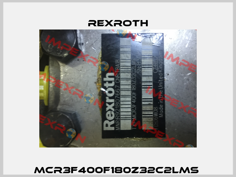 MCR3F400F180Z32C2LMS  Rexroth