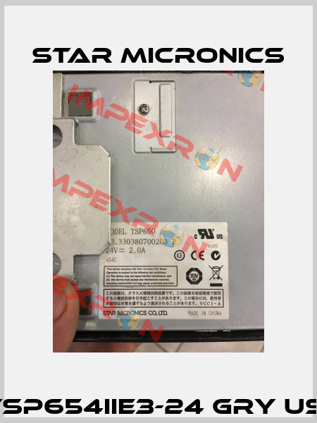 TSP654IIE3-24 GRY US  Star MICRONICS
