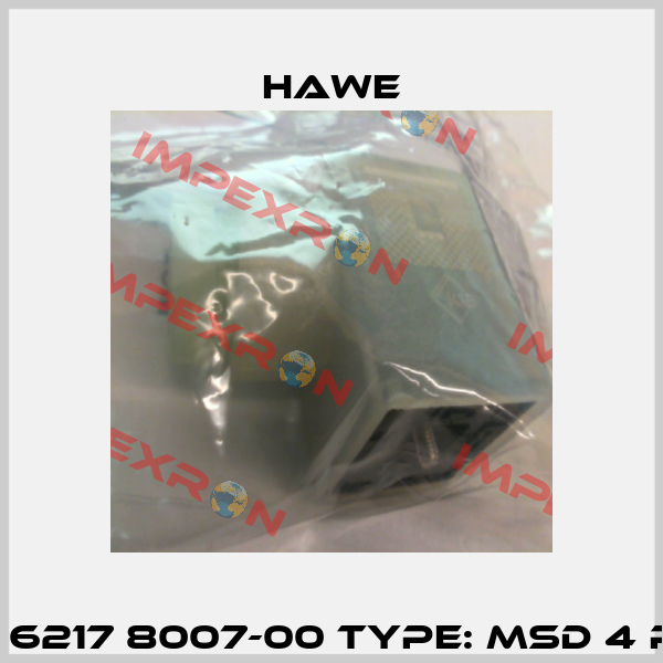 P/N: 6217 8007-00 Type: MSD 4 P 63 Hawe
