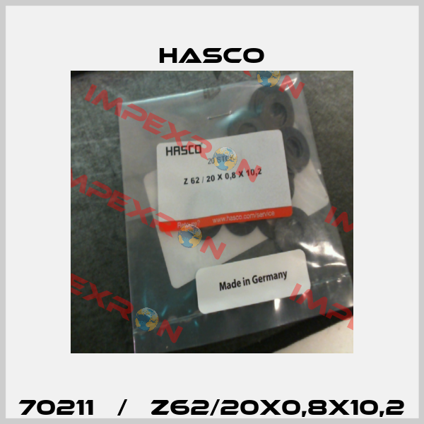 70211   /   Z62/20x0,8x10,2 Hasco