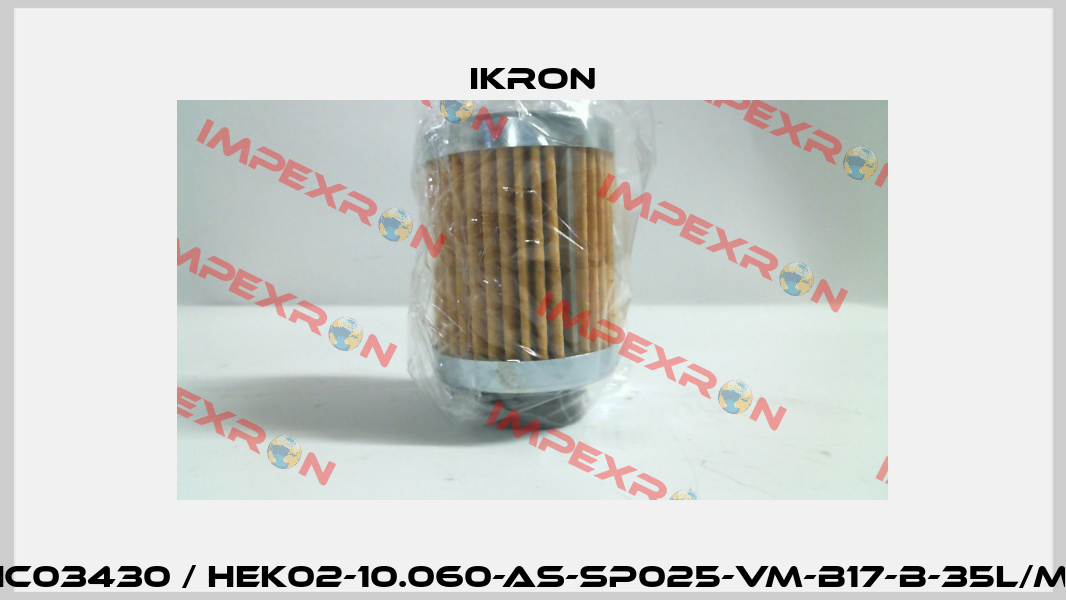 HHC03430 / HEK02-10.060-AS-SP025-VM-B17-B-35l/min. Ikron