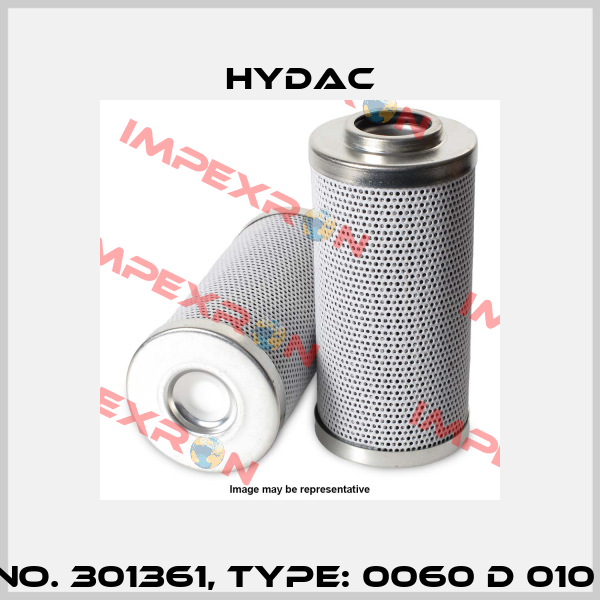 Mat No. 301361, Type: 0060 D 010 V /-V Hydac