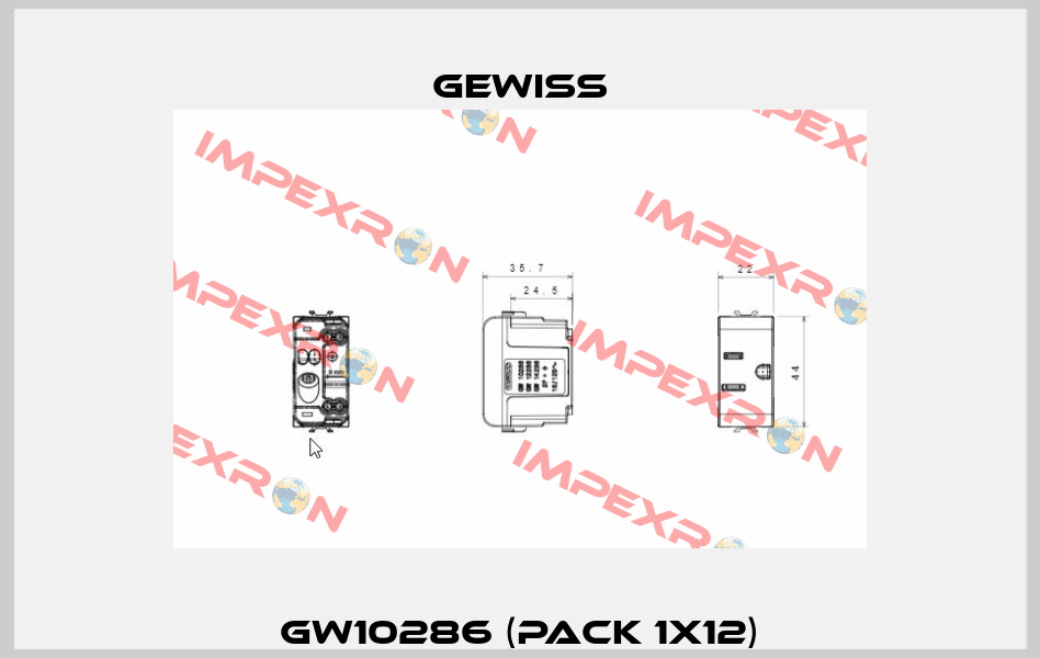 GW10286 (pack 1x12) Gewiss