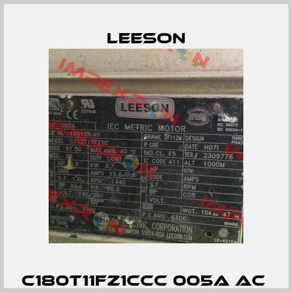 C180T11FZ1CCC 005A AC  Leeson