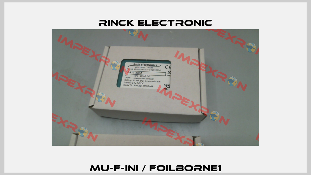 MU-F-INI / FOILBORNE1 Rinck Electronic