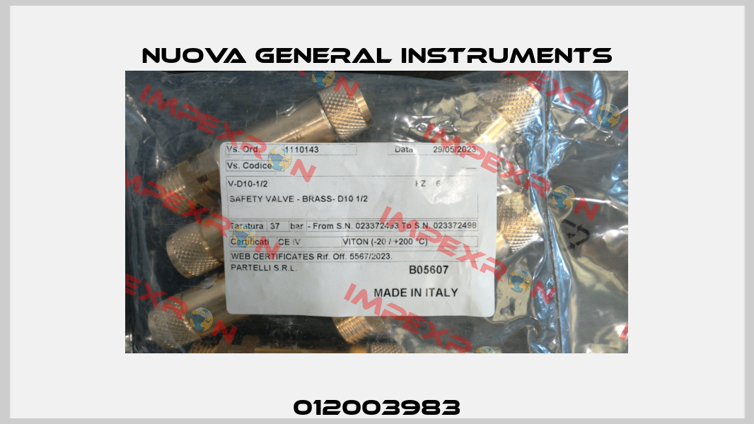 012003983 Nuova General Instruments