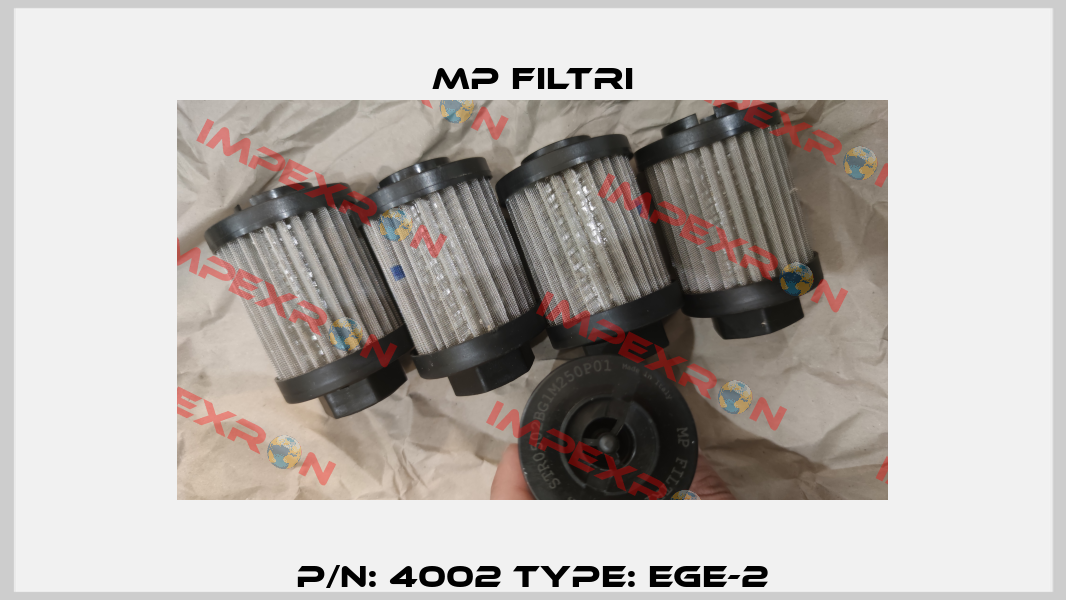 P/N: 4002 Type: EGE-2 MP Filtri