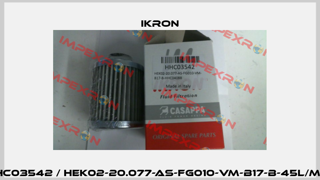 HHC03542 / HEK02-20.077-AS-FG010-VM-B17-B-45l/min. Ikron