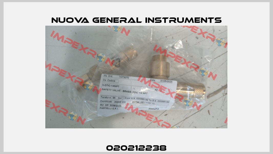 020212238 Nuova General Instruments