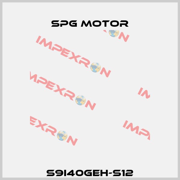S9I40GEH-S12 Spg Motor