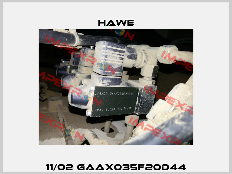 11/02 GAAX035F20D44 Hawe
