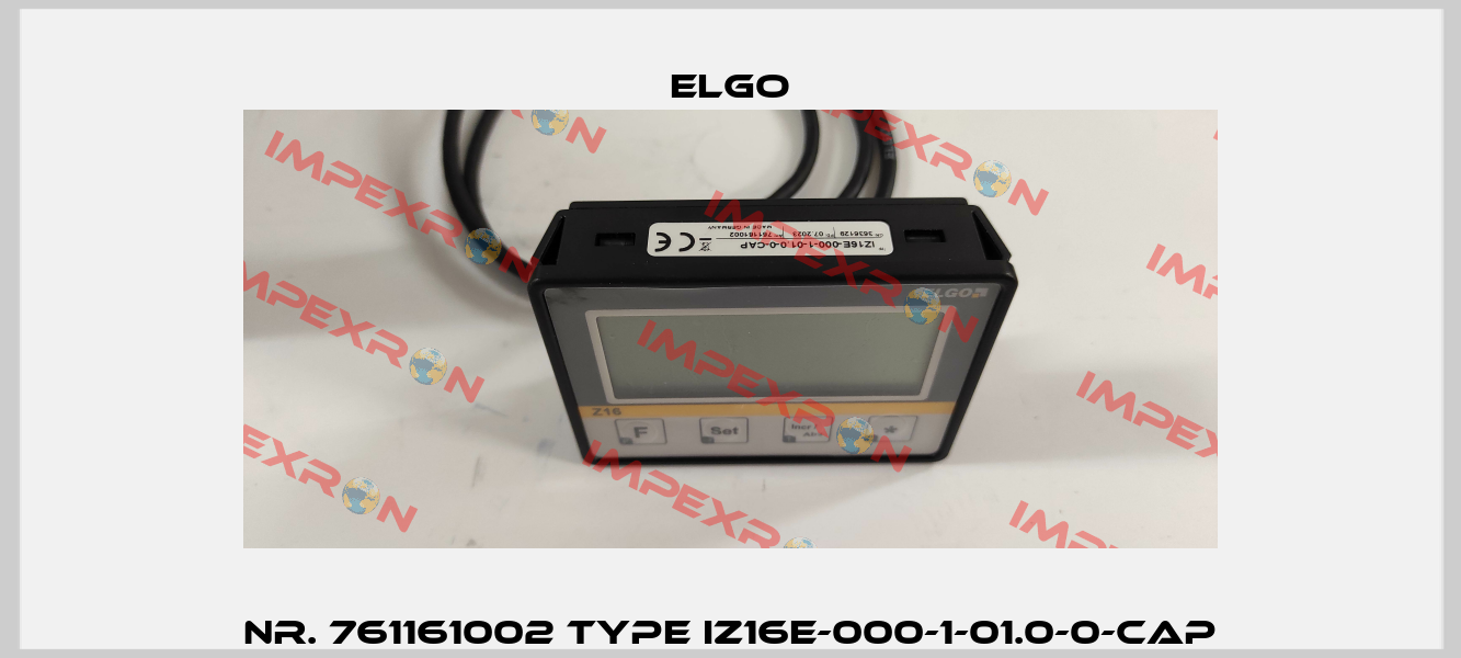 Nr. 761161002 Type IZ16E-000-1-01.0-0-CAP Elgo