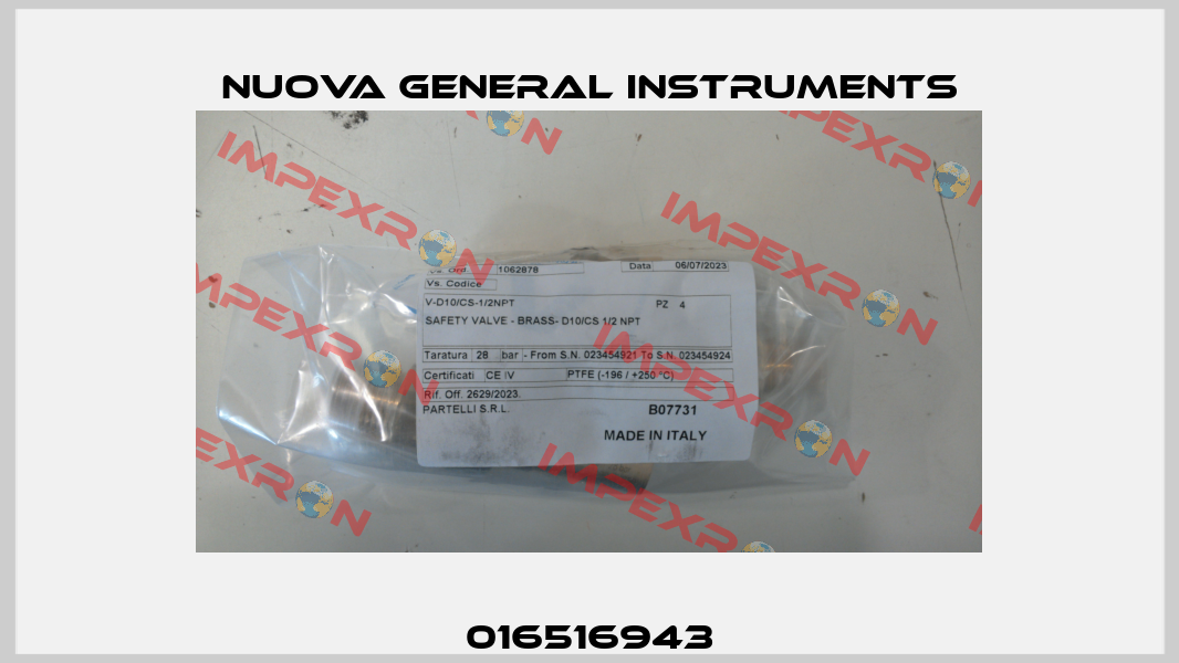 016516943 Nuova General Instruments