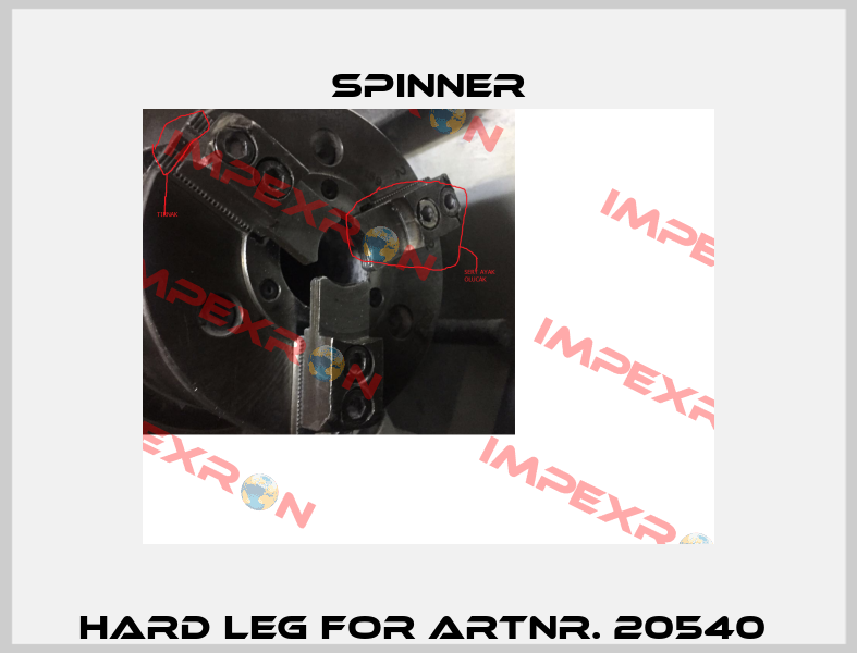 Hard Leg For Artnr. 20540  SPINNER