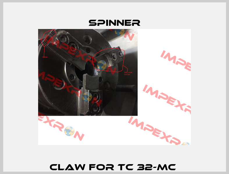Claw For TC 32-MC  SPINNER