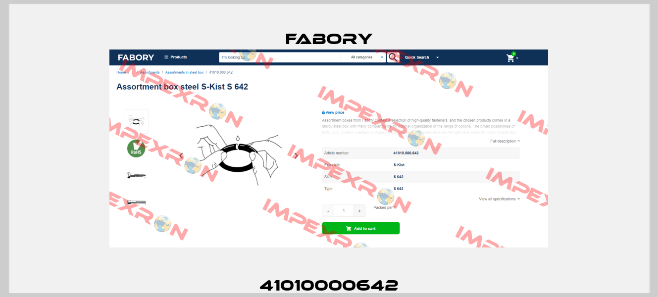 41010000642 Fabory