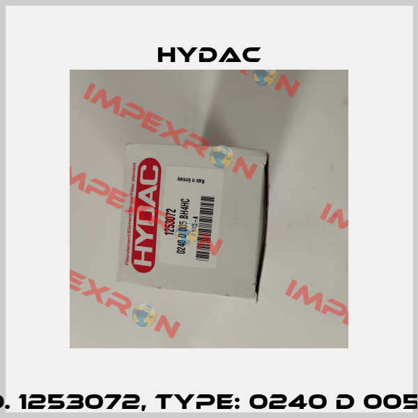 Mat No. 1253072, Type: 0240 D 005 BH4HC Hydac