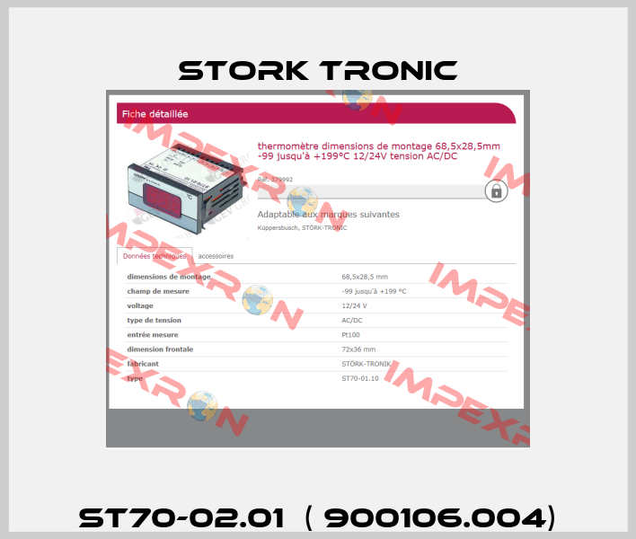 ST70-02.01  ( 900106.004) Stork tronic