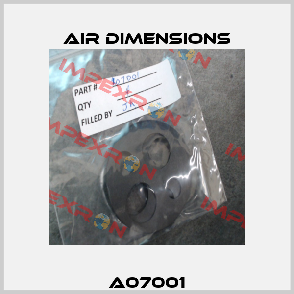 A07001 Air Dimensions
