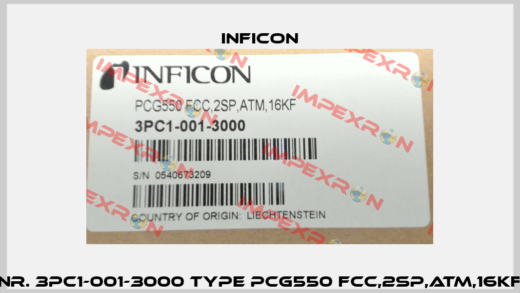 Nr. 3PC1-001-3000 Type PCG550 FCC,2SP,ATM,16KF Inficon