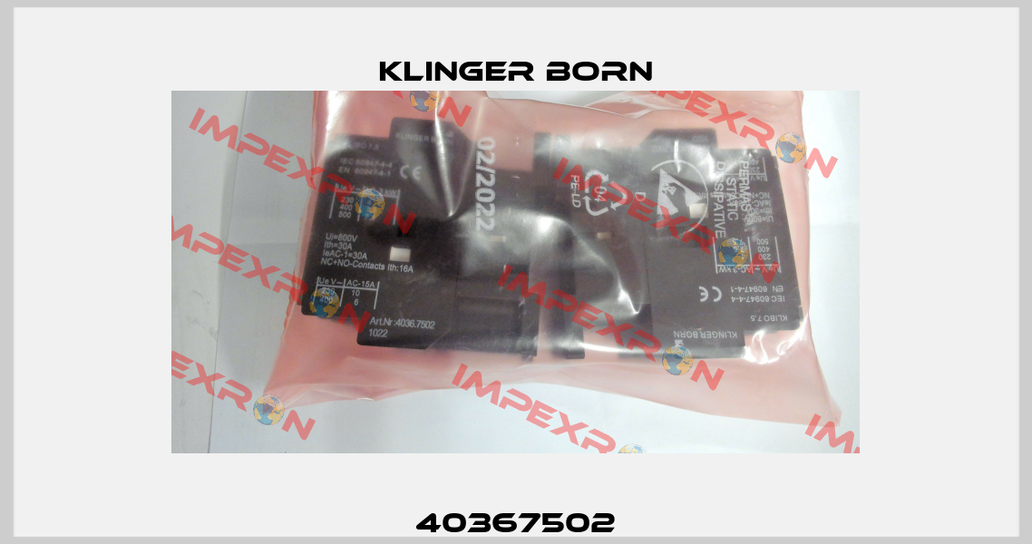 40367502 Klinger Born